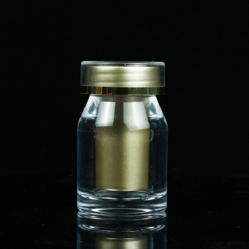 亞克力包裝密封罐中藥茶葉瓶咖啡粉透明塑料玻璃瓶高檔花茶帶蓋瓶
