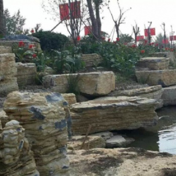 武漢基地(多少)價錢園林駁岸石/武漢江夏奇石園園林駁岸石/