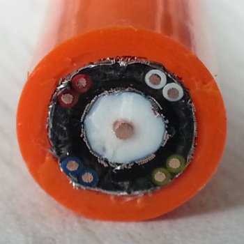 水下同軸電纜 4芯電源+75-3
