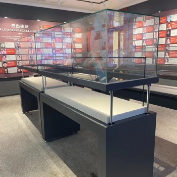 博物館電動升降柜各大商業(yè)展示展覽柜安裝制作