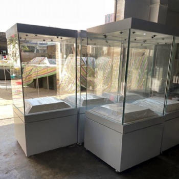 環保材質時尚設計博物館展柜制作-隆城展示