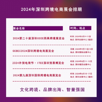 2024中國·深圳跨境電商展會_汽配五金_消費電子_燈飾照明