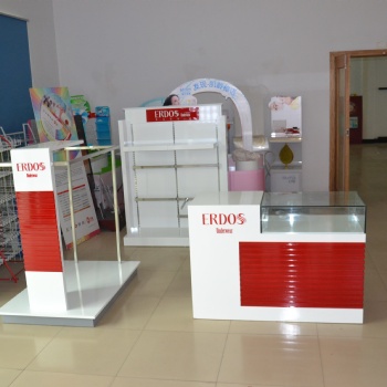 服裝展柜展廳定制，柜彩妝食品母嬰眼鏡展臺展示柜定制