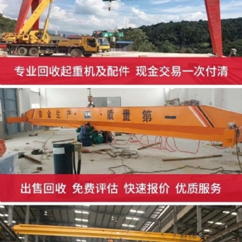 杭州地區，露天龍門吊，單梁天車吊，雙梁天車吊回收拆除