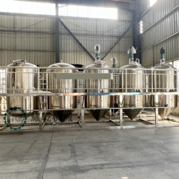 新疆菜籽油大型生產線 0.5-200噸棉籽油脫毒精煉設備 煉油提煉設備