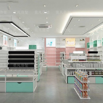長沙玩具百貨店中島柜如何陳列-莫凡貨架廠家咨詢