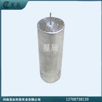 河南星辰MG-11kg 預包裝鎂合金犧牲陽極 埋地管道陰極保護 現場施工指導