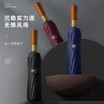 愛蘿兔原木柄自動晴雨傘郵政郵儲供應愛蘿兔同款系列