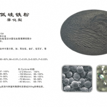 廢鋁浮懸重介質15#低硅鐵粉
