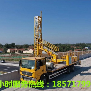 南山14米路橋檢測車出租，化州智能防撞緩沖車租賃