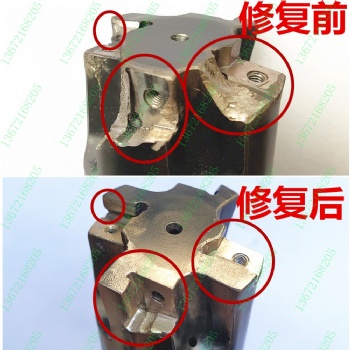 快進給銑刀盤端面銑刀頭多齒端面銑刀磨損修復
