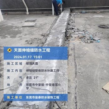 東莞專業伸縮縫漏水維修防水補漏工程-石碣伸縮縫滲水維修防水補漏公司