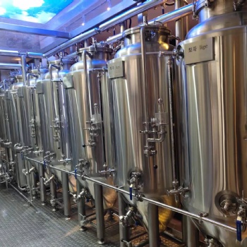合肥**廠產量10噸的大型自動化精釀**設備