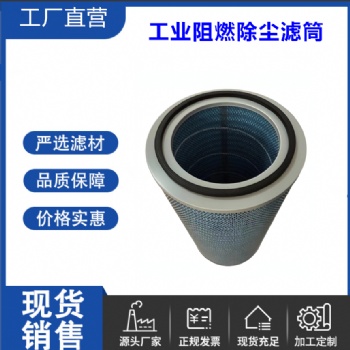 除塵阻燃濾筒350X660等離子激光切割機防火花粉塵濾筒