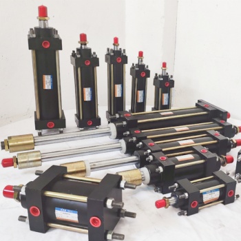 標準HOB重型液壓油缸前后法蘭式拉桿油缸液壓元件液壓油泵工廠