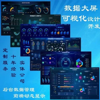 可視化大屏智慧工地BI大屏系統定制物聯網系統APP搭建