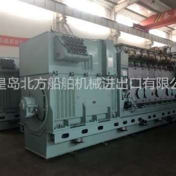 庫存現貨STX MAN 8L27/38柴油發電機組 4臺待售