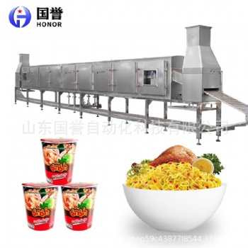方形 圓形非油炸方便面生產(chǎn)線 小型全自動油炸非油炸方便面設備