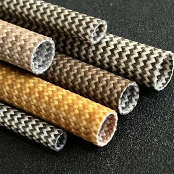 黃色抗撕裂花紋套管 耐高溫 耐化學(xué)品 東莞市富朗特絕緣材料有限公司