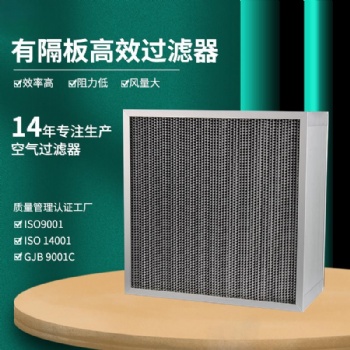有隔板高效空氣過濾器潔凈技術(shù)