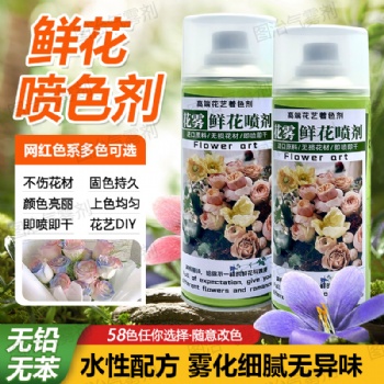 廣州花霧鮮花噴漆劑速干環(huán)保無腐蝕玫瑰香味花藝鮮花店必備