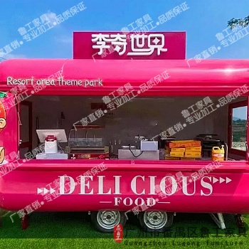 定制鷗翼門餐車咖啡車景區多功能飲品小吃售賣車商用移動商鋪
