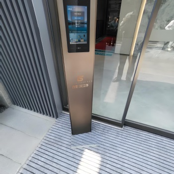 小區不銹鋼全新樓宇對講立柱