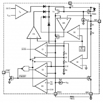 TP4058一款完整的單節(jié)鋰離子電池 600mA線性鋰離子電池充電器