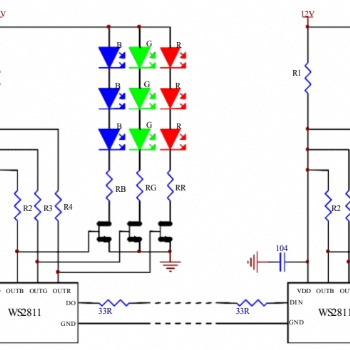 WS2811是三通道LED驅(qū)動(dòng)控制專用電路15V高壓可編程定電流輸出驅(qū)動(dòng)器